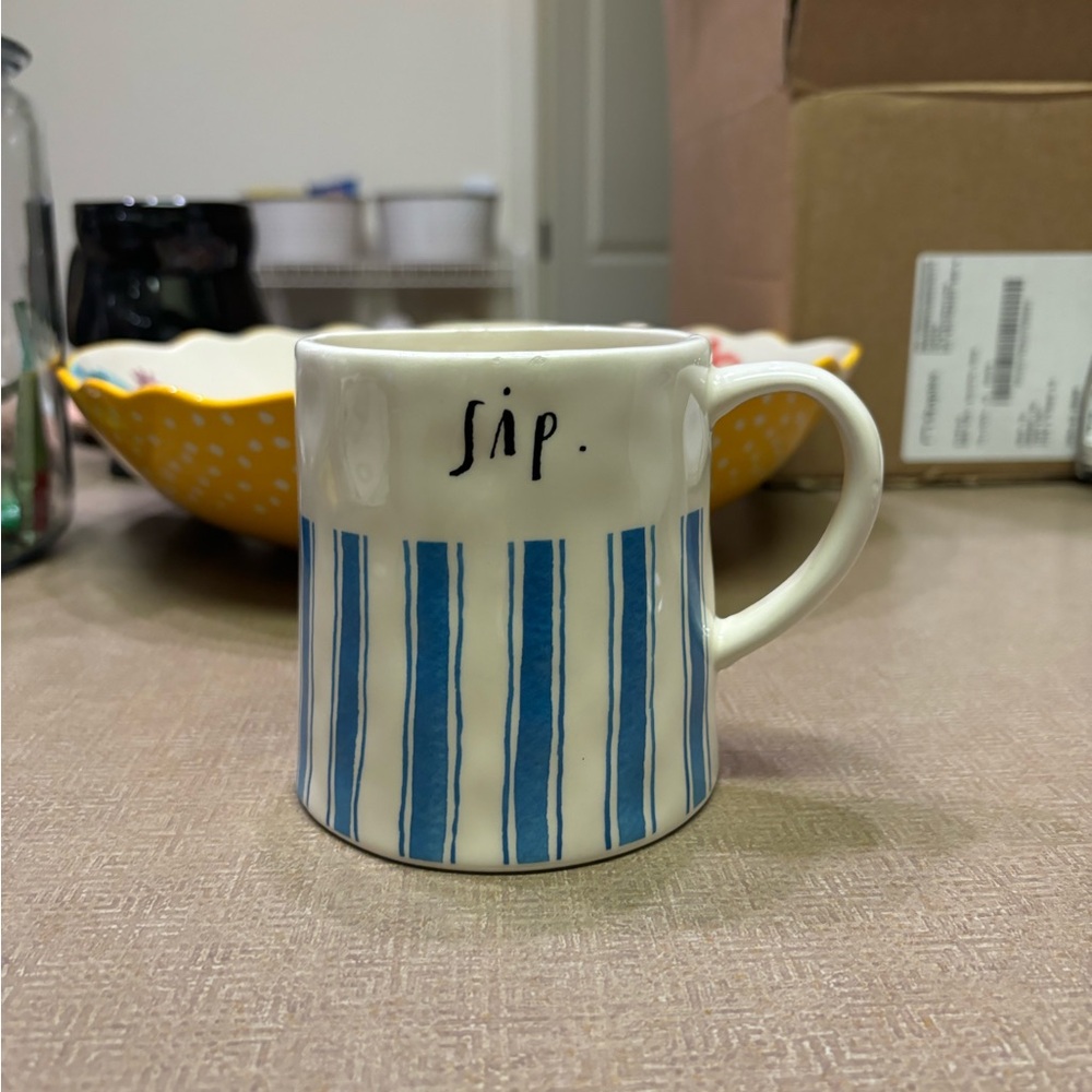 Rae Dunn blue artisan collection by magenta 16 ounce mug